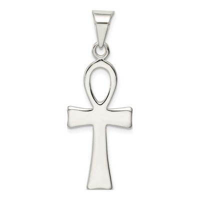 Sterling Silver Ankh Cross Pendant – view 5