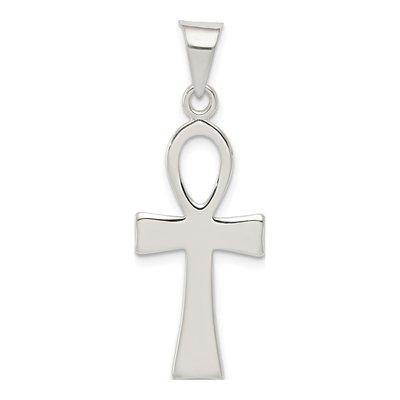 Sterling Silver Ankh Cross Pendant