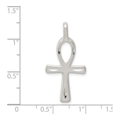 Sterling Silver Ankh Cross Pendant – view 4
