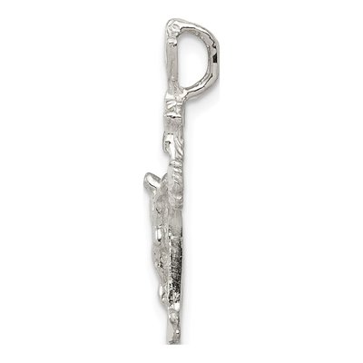 Sterling Silver INRI Crucifix Pendant – view 3