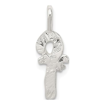 Sterling Silver Candy Cane Charm