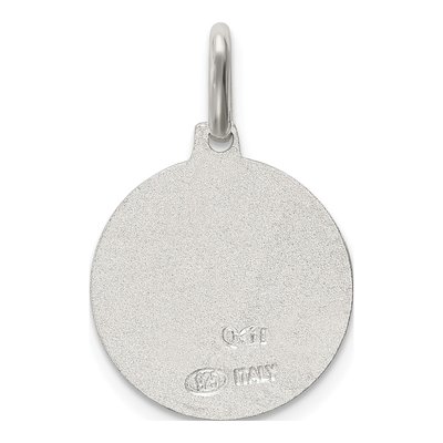 Sterling Silver St Christopher Medal Pendant – view 5