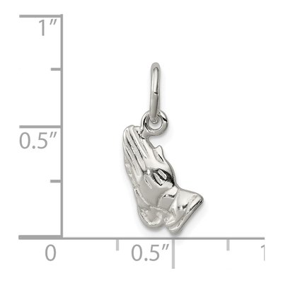 Sterling Silver Praying Hands Pendant – view 5