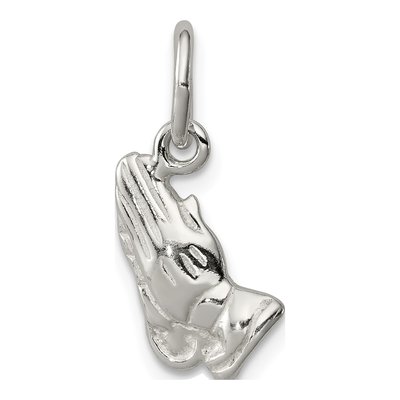 Sterling Silver Praying Hands Pendant