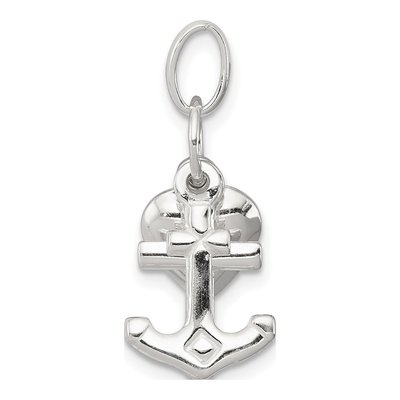 Sterling Silver Faith Hope Charity Pendant – view 3