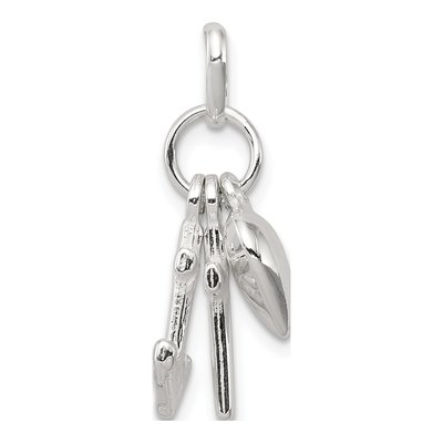 Sterling Silver Faith Hope Charity Pendant – view 5