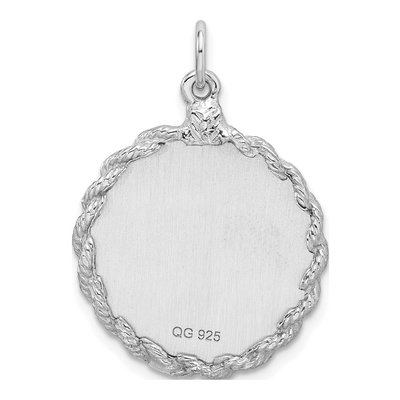 Sterling Silver Merry Christmas Disc Charm – view 4