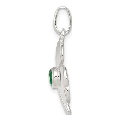 Sterling Silver Clover Pendant – view 3