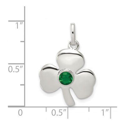 Sterling Silver Clover Pendant – view 4