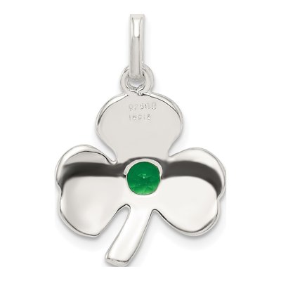 Sterling Silver Clover Pendant – view 5
