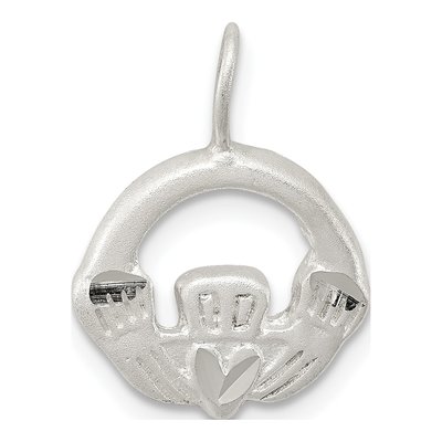 Sterling Silver Claddagh Pendant