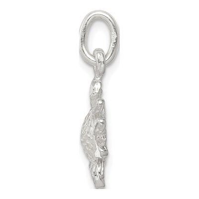 Sterling Silver Floral Pendant – view 3
