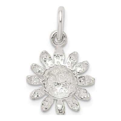 Sterling Silver Floral Pendant – view 5