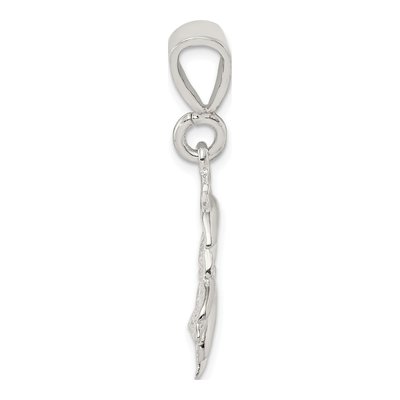 Sterling Silver Dolphin Trio Pendant – view 3