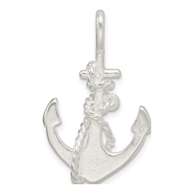 Sterling Silver Anchor Pendant – view 4