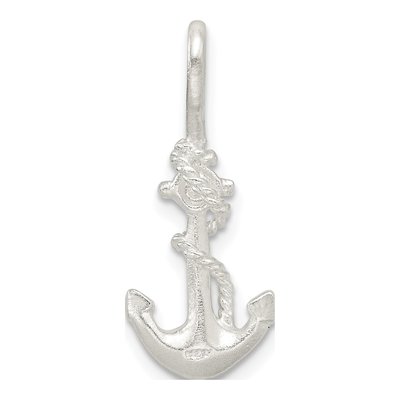 Sterling Silver Anchor Pendant – view 4