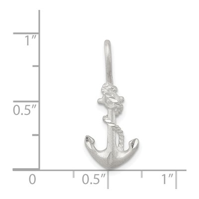 Sterling Silver Anchor Pendant – view 5