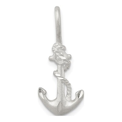 Sterling Silver Anchor Pendant