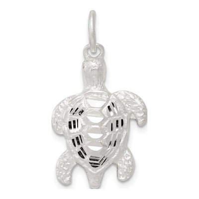 Sterling Silver Turtle Pendant