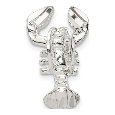 Sterling Silver Lobster Chain Slide Charm – view 5