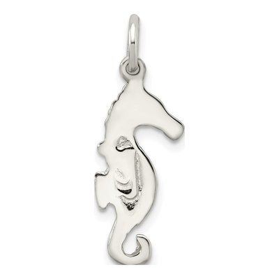 Sterling Silver Seahorse Pendant – view 4