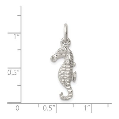 Sterling Silver Seahorse Pendant – view 5