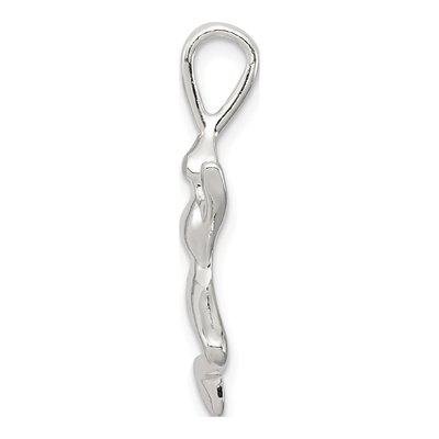 Sterling Silver Frog Pendant – view 3