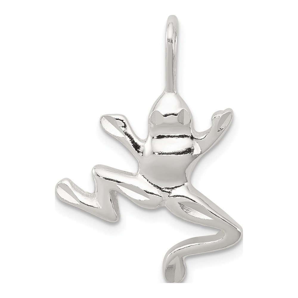 Sterling Silver Frog Pendant