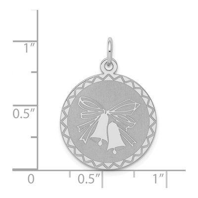 Sterling Silver Wedding Bells Charm – view 4