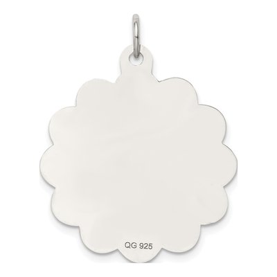 Sterling Silver Bride Groom Disc Charm – view 5
