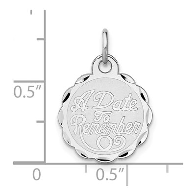 Sterling Silver Disc Charm – view 6