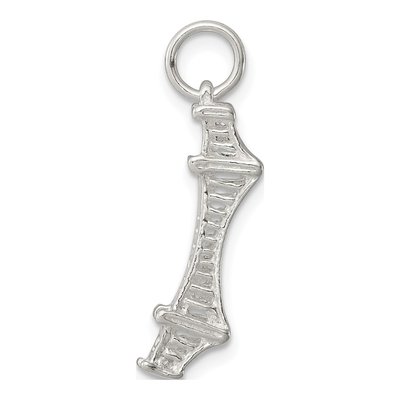 Sterling Silver Golden Gate Bridge Pendant – view 3