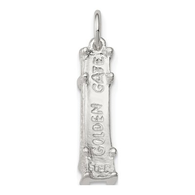 Sterling Silver Golden Gate Bridge Pendant