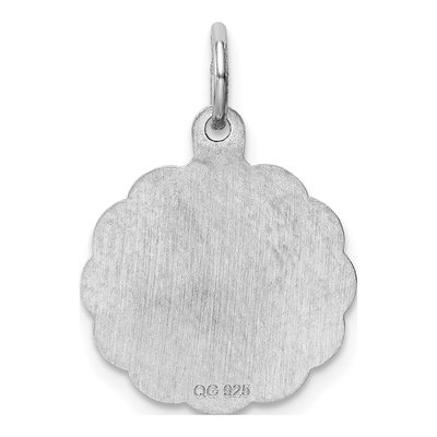Sterling Silver I Love You Disc Pendant – view 5