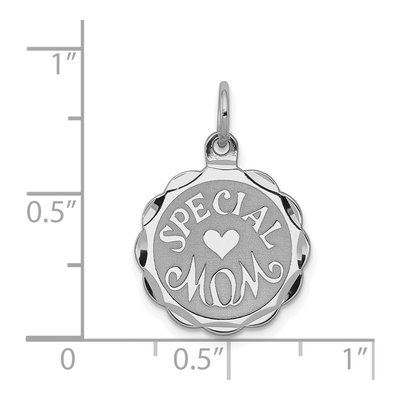 Sterling Silver 'special Mom' Disc Pendant – view 4
