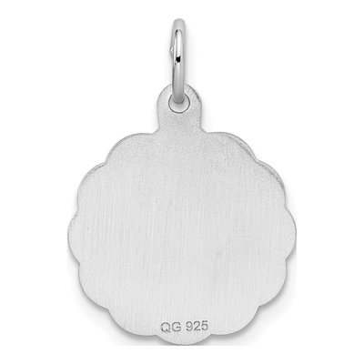 Sterling Silver Best Friends Disc Pendant – view 4