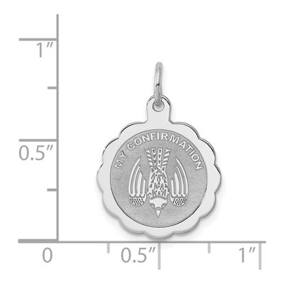 Sterling Silver My Confirmation Disc Charm – view 4