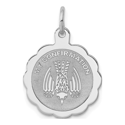 Sterling Silver My Confirmation Disc Charm