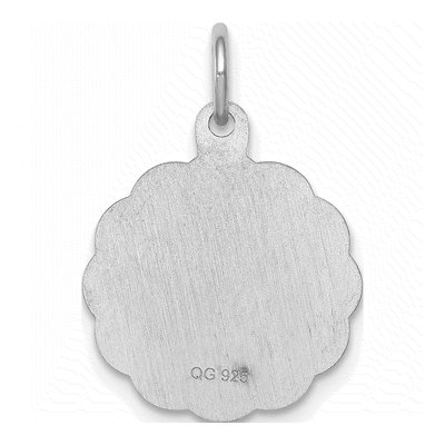 Sterling Silver Confirmation Disc Charm – view 5