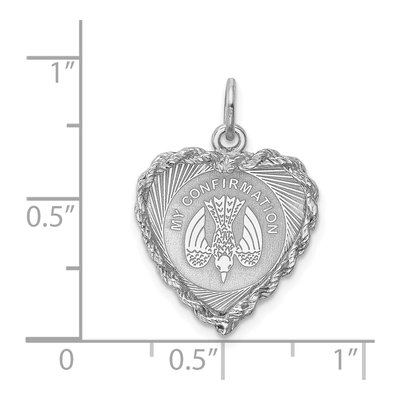 Sterling Silver My Confirmation Disc Charm – view 4