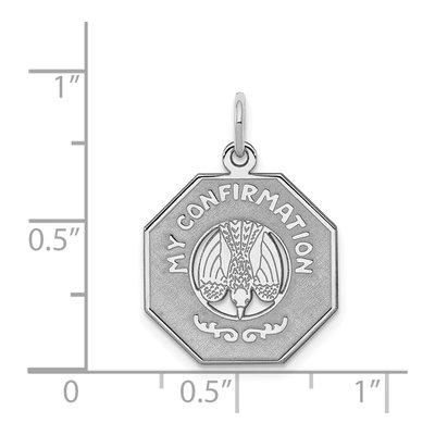 Sterling Silver My Confirmation Disc Charm – view 4
