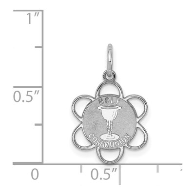 Sterling Silver Holy Communion Disc Charm – view 4
