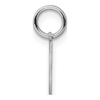 Sterling Silver Baptism Disc Charm – view 3