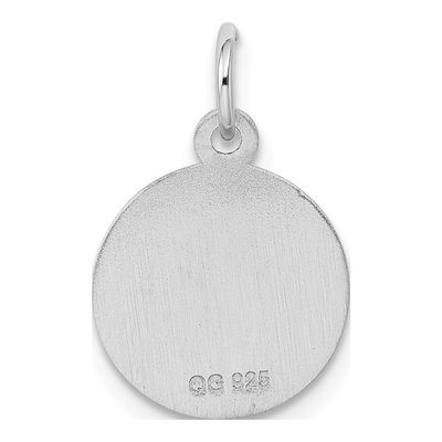 Sterling Silver Cross Disc Charm – view 5