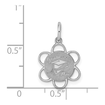 Sterling Silver Graduation Day Disc Charm – view 5