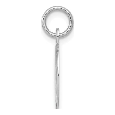 Sterling Silver Graduation Disc Charm – view 3