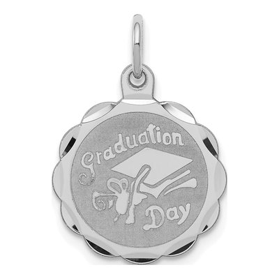 Sterling Silver Graduation Disc Pendant
