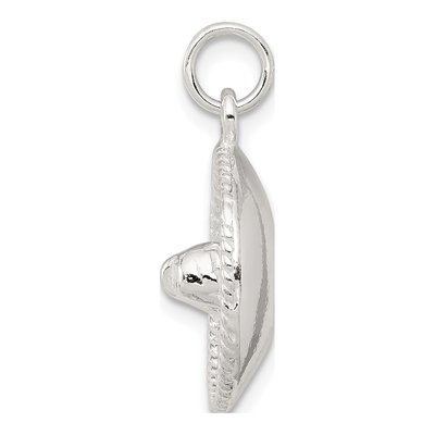 Sterling Silver Sombrero Charm – view 3