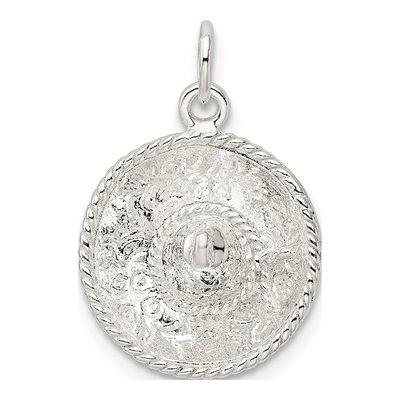 Sterling Silver Sombrero Charm – view 4