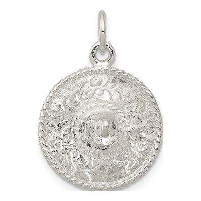 Sterling Silver Sombrero Charm